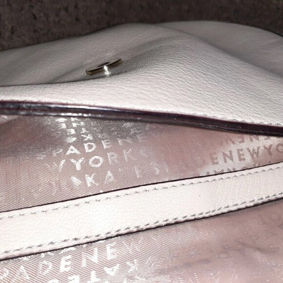 KATE SPADE-Moussfrost Leather/Suede-Regine-Hunts Place Shoulder/Hobo-Near Mint - Picture 8 of 9